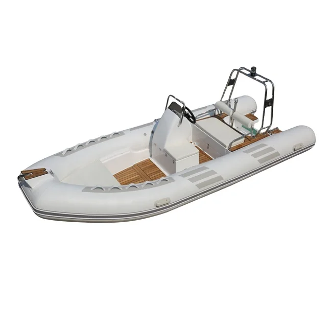 CE 4.8M Fiberglass Center Console Inflatable Used Fishing Boats with Outboard Motor for Sale