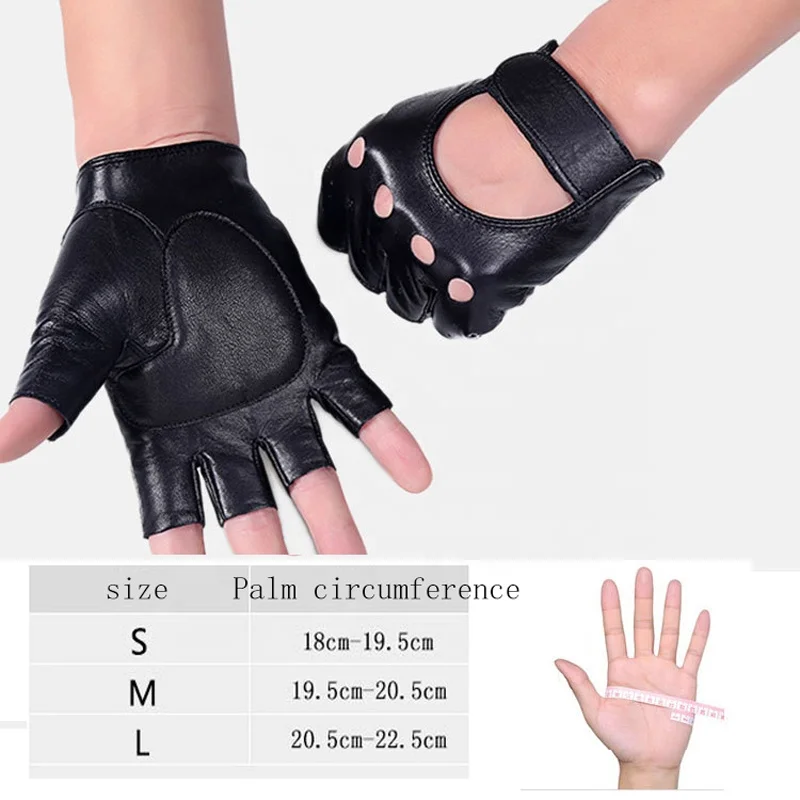  Wear Resistant Half Leather Outdoor Sports Tactical Motorcycle Driving Biking