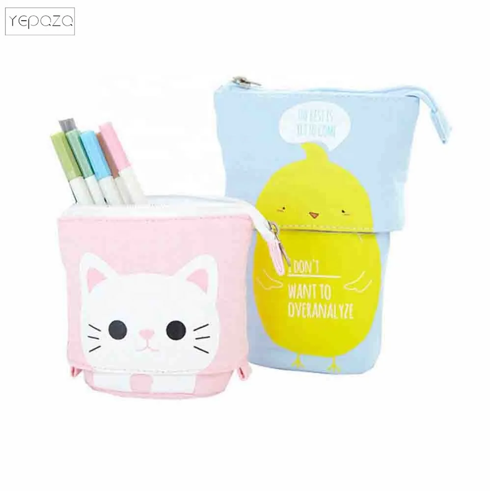 Animal Pop up Pencil case Multi Purpose Teacher Makeup Bag  Cosmetic Pencil Bag