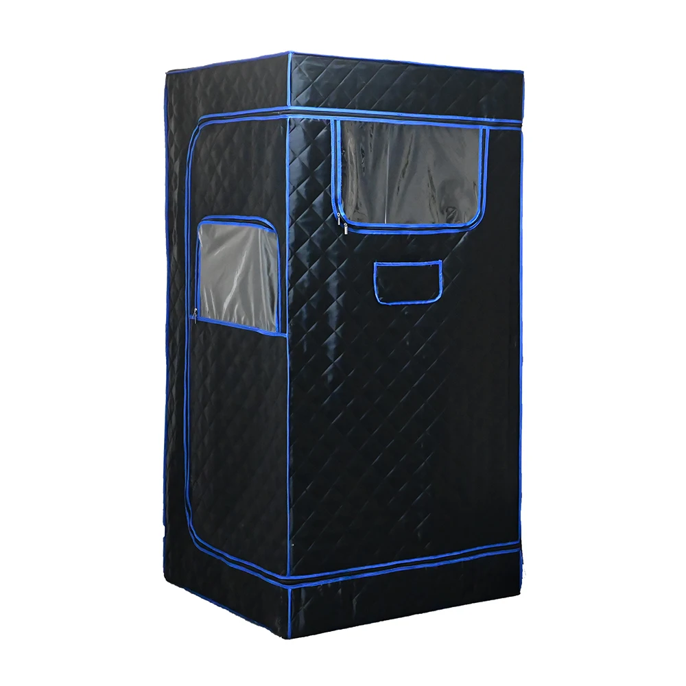 Полноразмерный персональный паровой ящик для сауны с 3L 1000 Вт парогенератор с дистанционным управлением Крытый сауна палатка для домашнего спа-релаксации