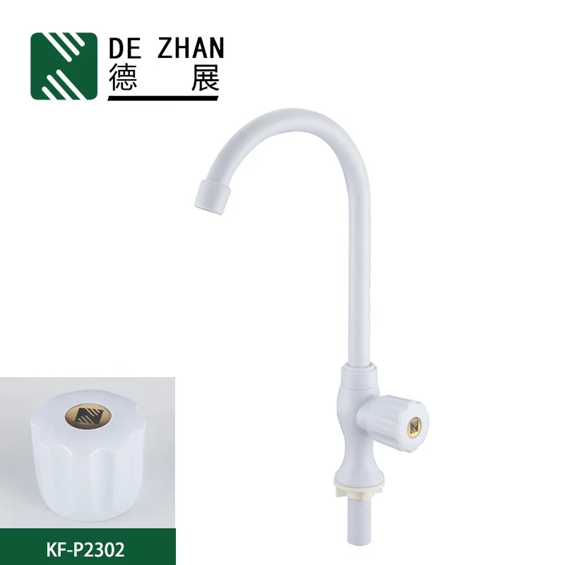 
Hot Selling Plastic Faucet Cold Water Wall Mounted Kitchen Faucet Tap 