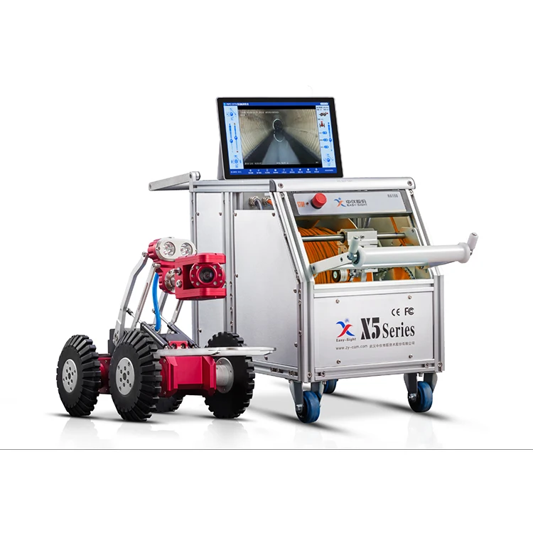 Sewer and Drain Television Inspection Crawler System X5-HT CCTV Camera
