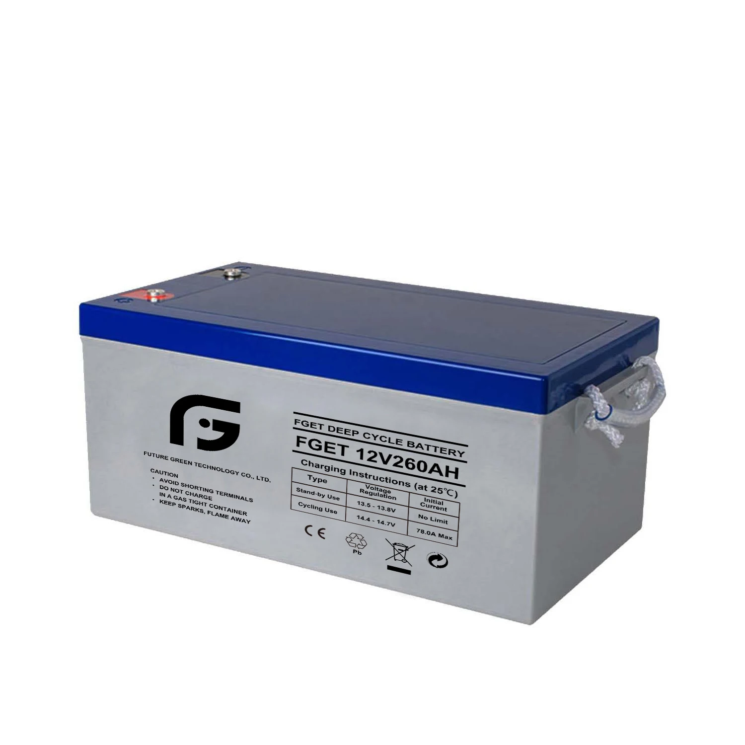 12V 250ah герметичный свинцово-кислотный ИБП солнечной энергии AGM VRLA гель многократного цикла глубокого заряда-разряда батареи