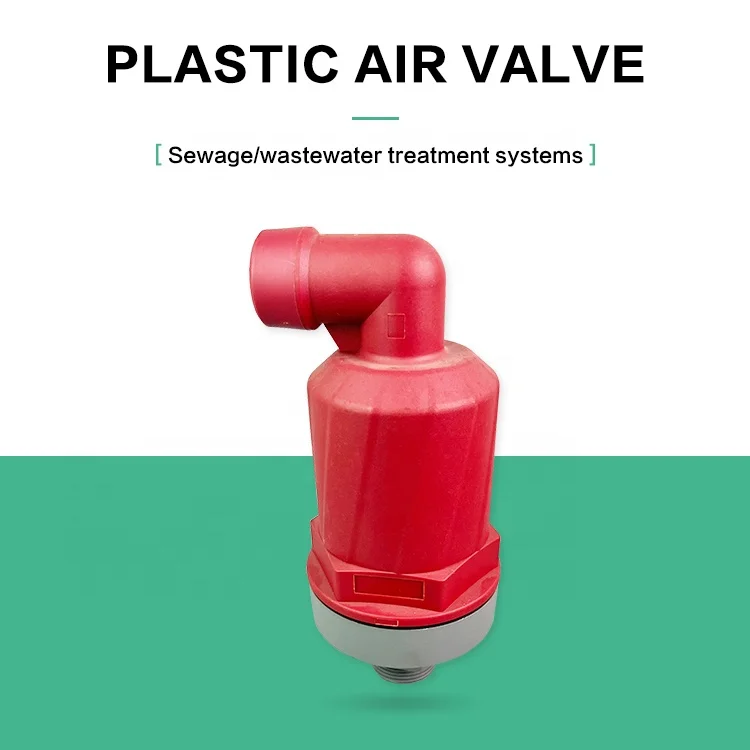 Air Release Valve UPVC PVC Plastic thread relief Exhaust Air Release Valve