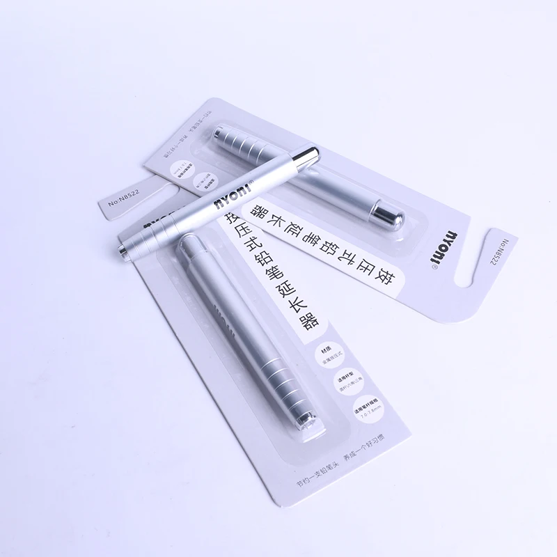 Nyoni N8522 Press-Type Aluminum Metal Wood Pencil Extender For Pencil