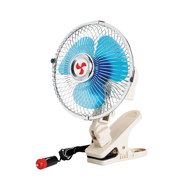 Car ventilation fan 12v 24v dc automotive oscillating cooler portable mini electrical truck car cooling fans