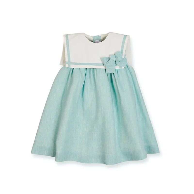 Детское хлопковое платье без рукавов