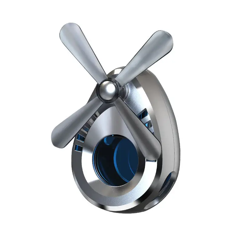 Fashion Design Car Air Vent Diffuser Hot Sale New 10 ml bottle Black Fragrance Oil Bearing wind power Luxury Car Diffuser