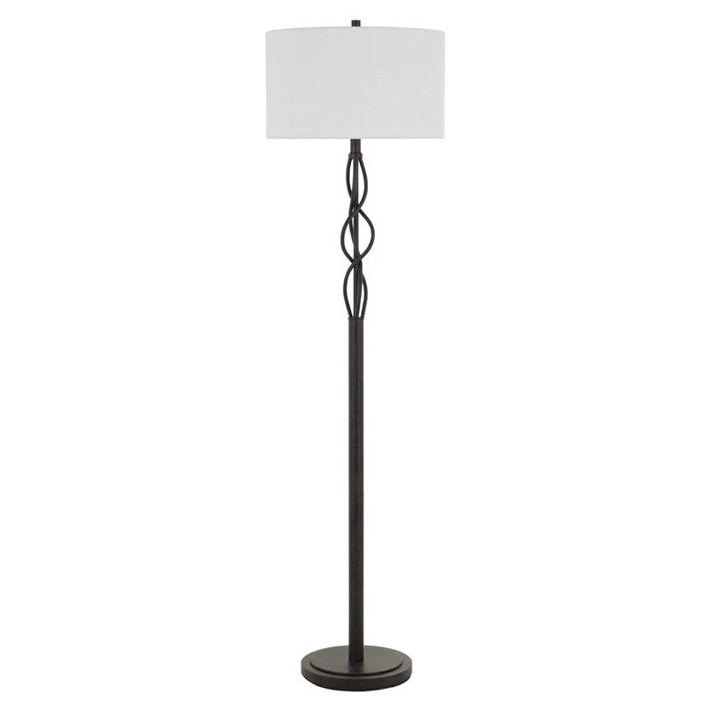 Custom Table Spider Washer Drum White Handmade Linen Lamp Shade