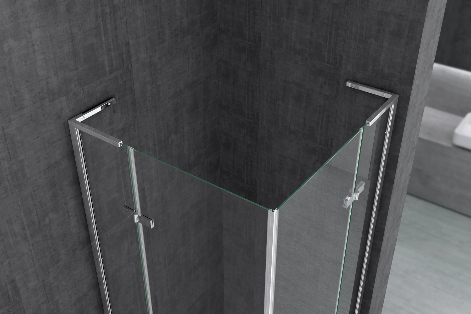 
New design high quality sliding bathroom enclosure tempered glass shower room shower cabin steam 