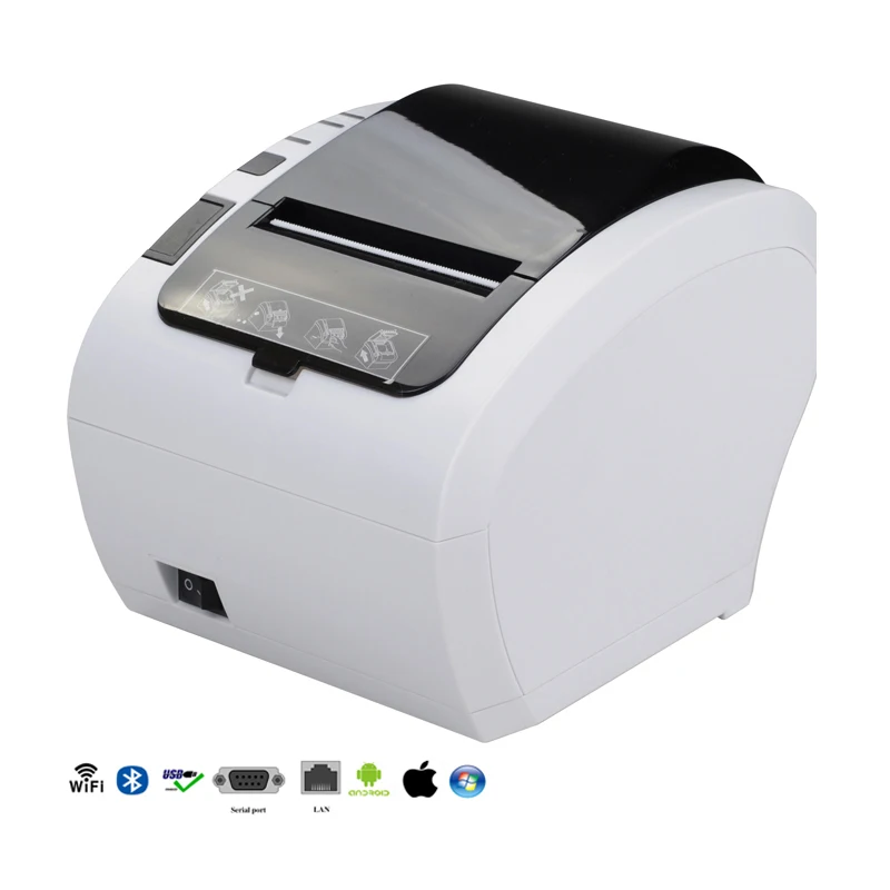 KEFAR High Speed Desktop Thermal Printer KR-306 Kiosk Receipt Printer for Invoices & Receipt