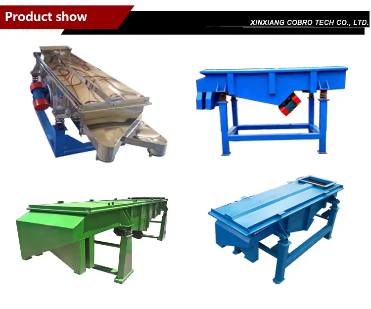 Grain linear vibrating equipment / Linear vibrating sorting sieve machine screen sieve