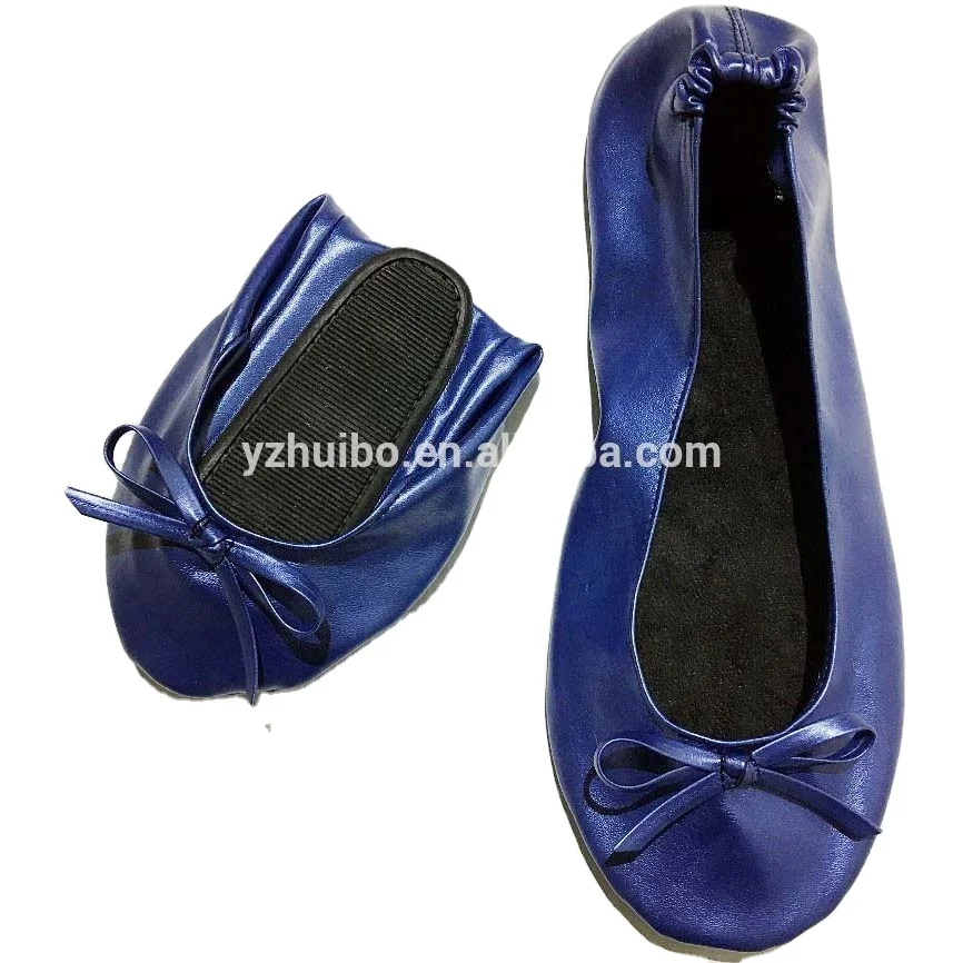 women colorful ballet flat foldable shoes two piece thick of outsole shoes