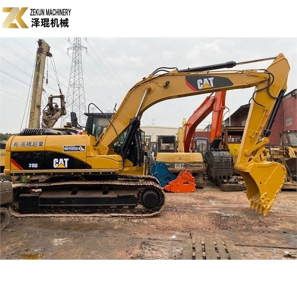 Small Construction Machinery Equipment Buy Used Excavator CAT315D CAT315DL CAT315D2