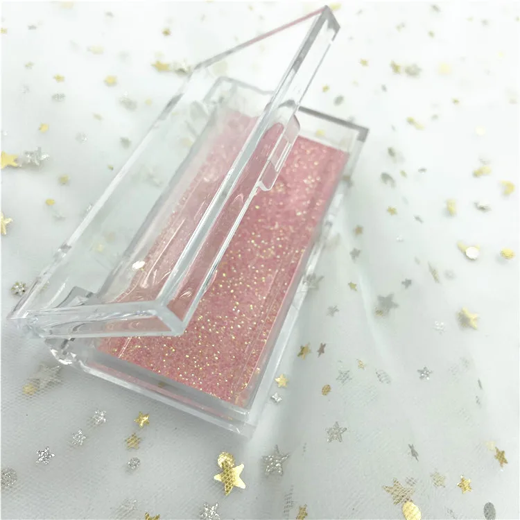 Коробка для ресниц на заказ с логотипом прозрачная коробка упаковки пустая Фирменная торговая марка футляр акриловых продавцы