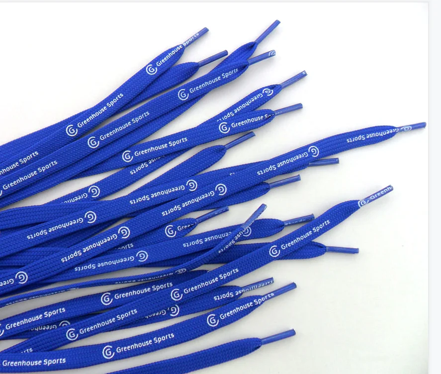 High Quality Shoelaces Polyester Elastic Shoelace Factory Popular Logo Custom Tips Flat Shoe Lace