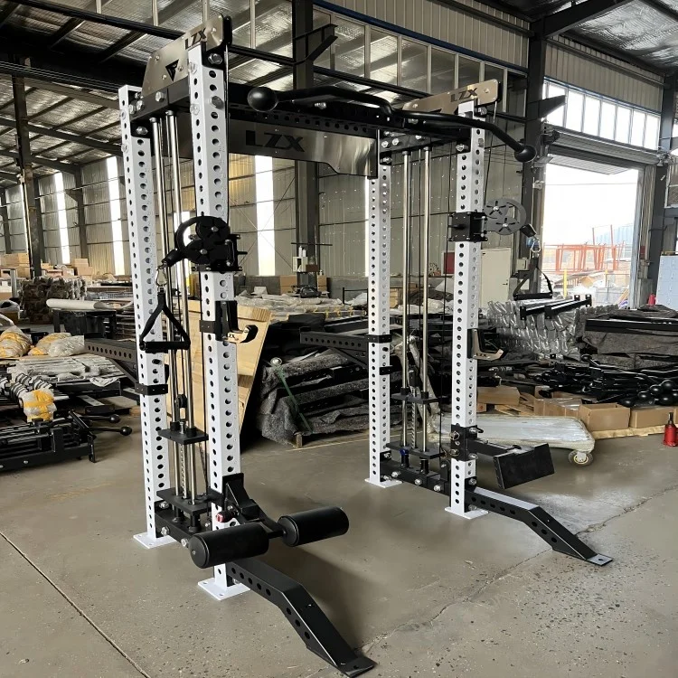 2023new arrivals commercial gym equipment strength training Mutli Function Station smith machine squat rack crossover power cage