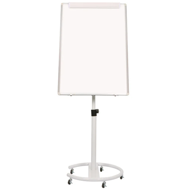 Top sale adjustable round tubes tripod flip chart magnetic whiteboard with stand for office and school movable whiteboard