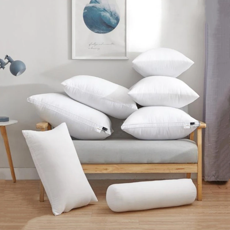 Bed Pillows 45*75 cm Firm Luxury Hotel White Cotton Pillow Case Down Alternative Filling Hotel Pillow for Sleep