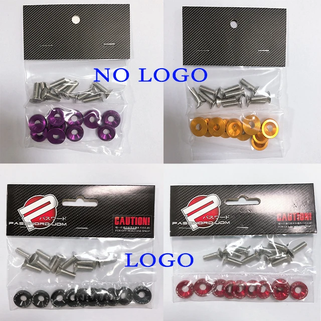 JDM style EPMAN multifunctional decorative gasket screw license plate frame screw decoration