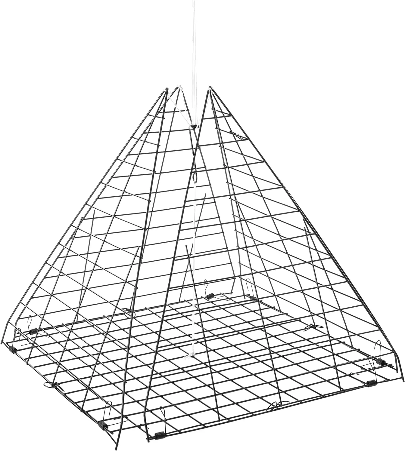 Steel vinyl coated Eagle claw crab trap drop net
