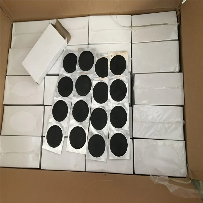 Sifute factory  Euro  inner tube patch for  motorbike bicycle cold rubber round patch  tire repair patches