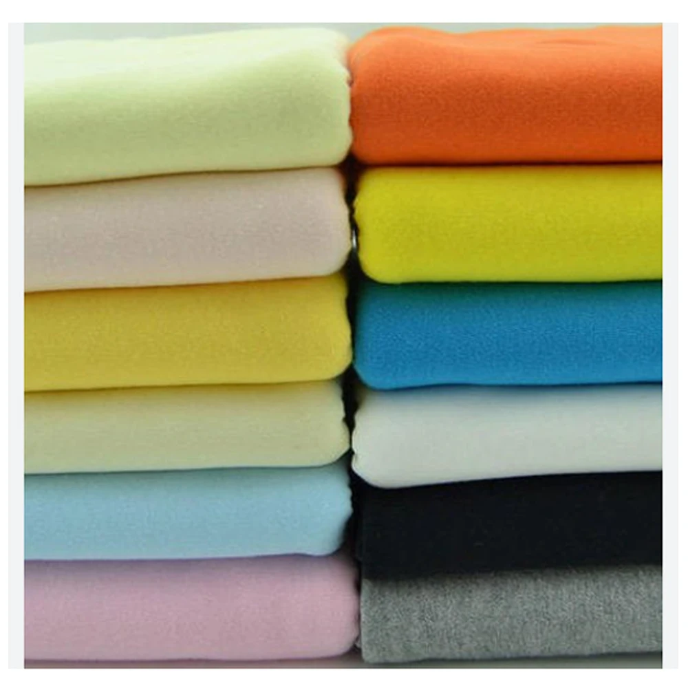 Custom wholesale heavy weight egyptian liberty pure cotton material knitted soft poplin fabric roll for clothing t-shirt hoodie