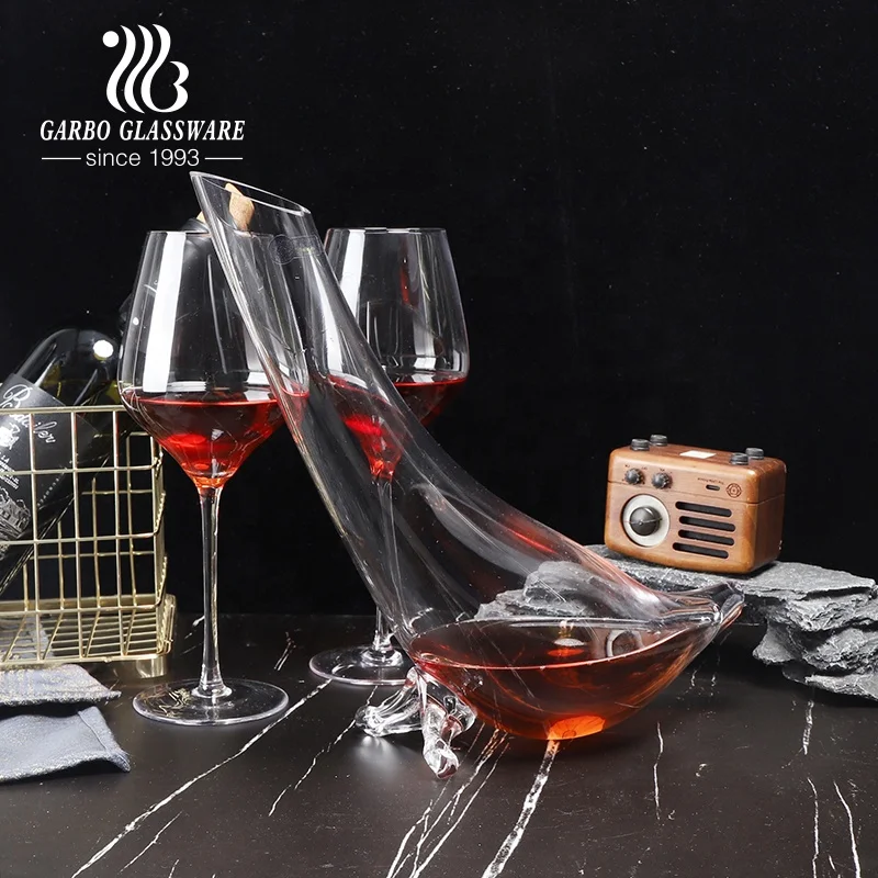 Amazing Wine Gift Home Handmade Crystal Glass Cobra Large Wine Decanter Red Wine Animal Shape Carafe Glass Decanter