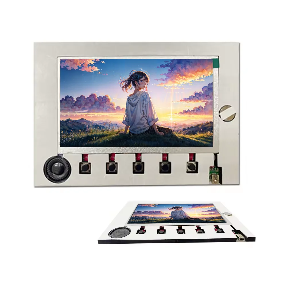 New design 7 inch display module lcd screen digital video brochure card components for advertising promotion