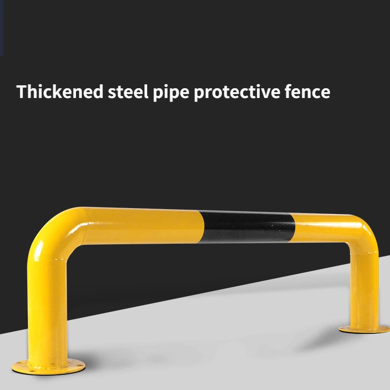 U-shaped anti-collision steel pipe guardrail parking M-shaped reinforced anti-collision Gas Station Road community barrier