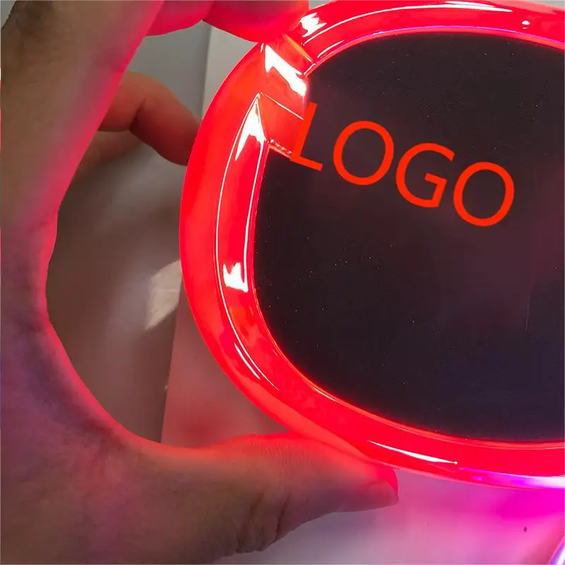 3D 4D 5D Cold Light Car Front and Rear Emblem Logo Light For VWn Golf 6 Maiteng vehicle LED Emblem Light