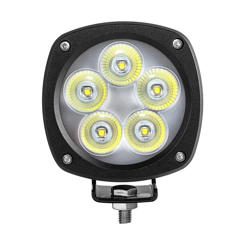 Round Flood Beam 12/24 Volt 50W SUV ATV 12V Round 4 inch Offroad Led Driving Light Tractor LED Work Lamp