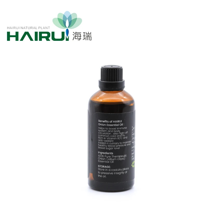 Factory Wholesale Natural Plant Extraction Onion Essential Oil Top Grade for Cosmetics