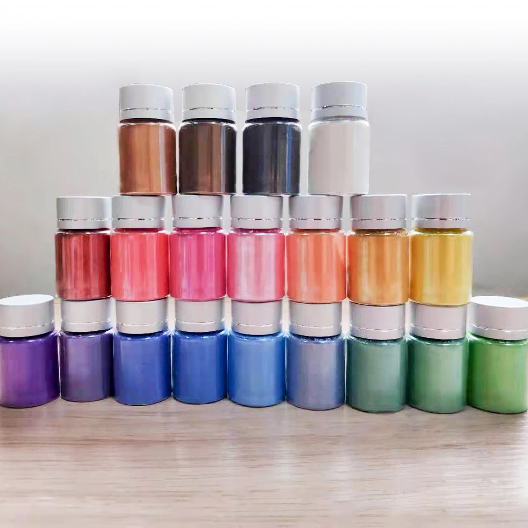 Wholesale Muti-color bulk colors metallic mica pigments for epoxy