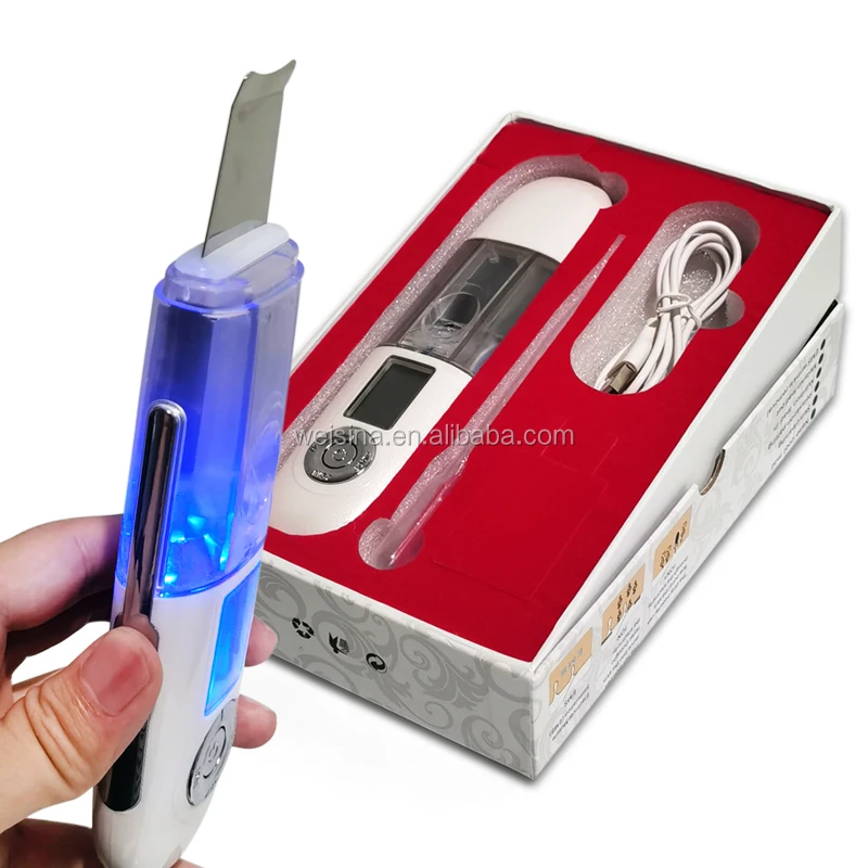 Skin rejuvenation private label ultrasonic skin scrubber with steamer