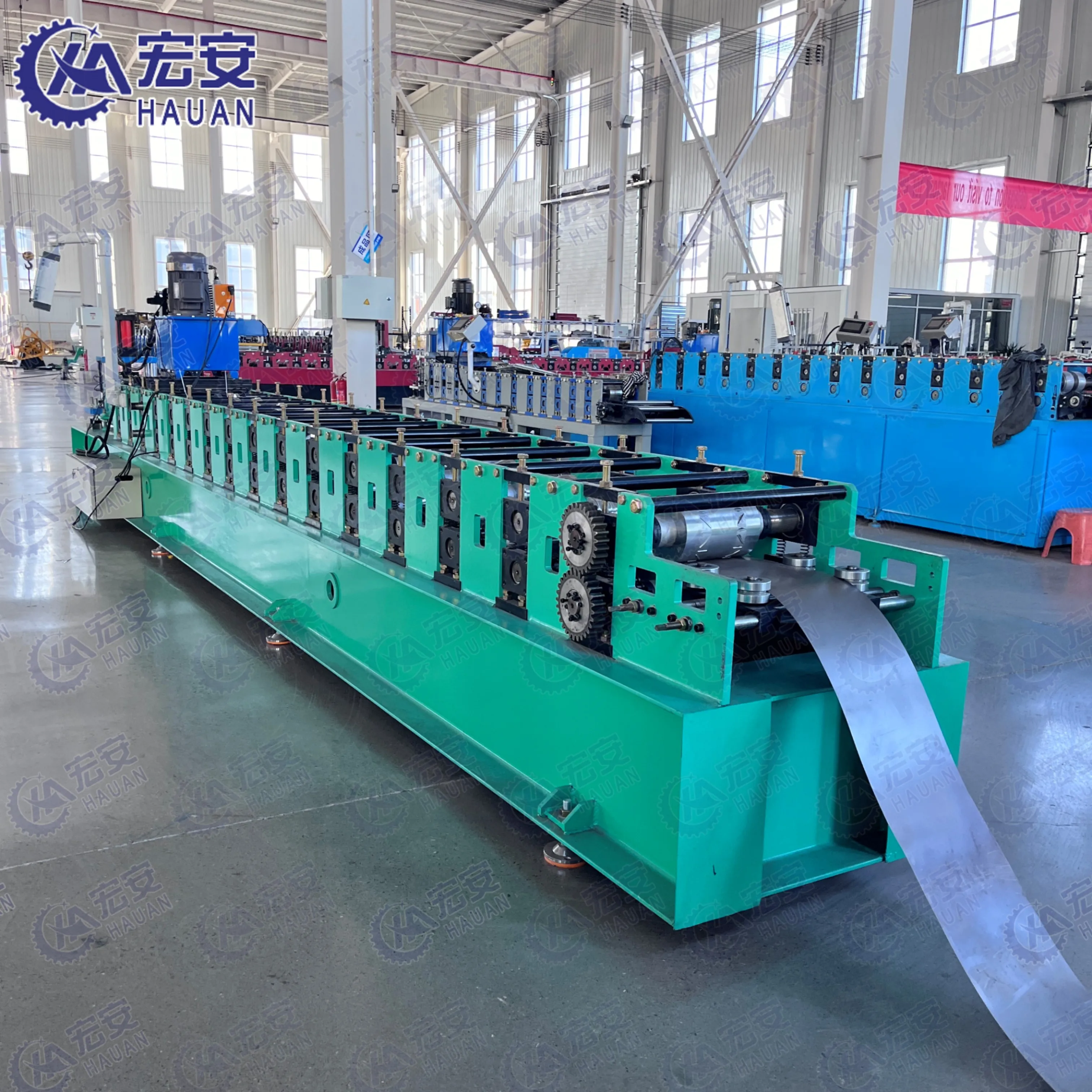 Fully Automatic light gauge steel keel Truss drywall c profile channel u shaped T grid omega roll forming making machine