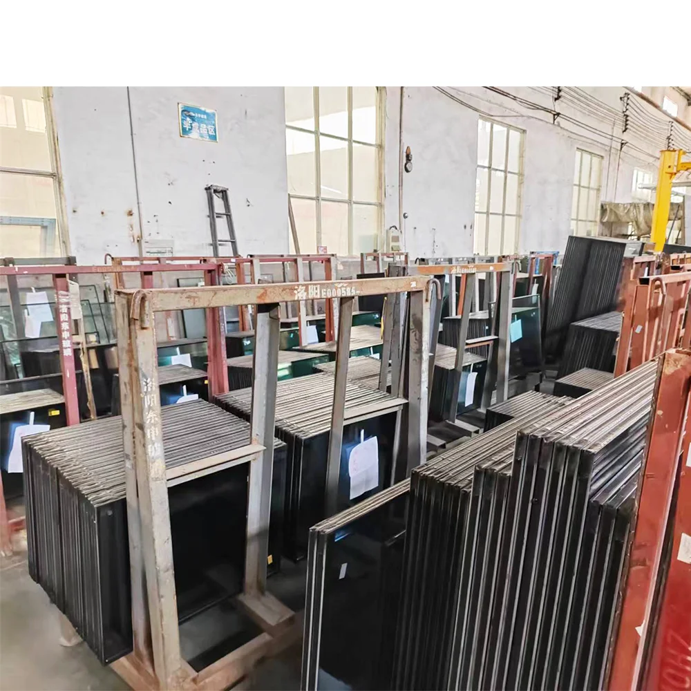 High Quality Frameless Insulated Glass Partitions Aluminum Tempered Glass Aluminium Window 6.5 Inch