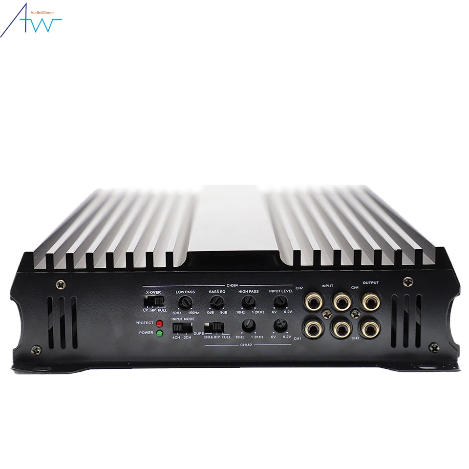 Audiowiner 4ch Amplifier 4x150W GS150.4  OEM&ODM Supplier  Class AB 4 Channel Car Amplifier