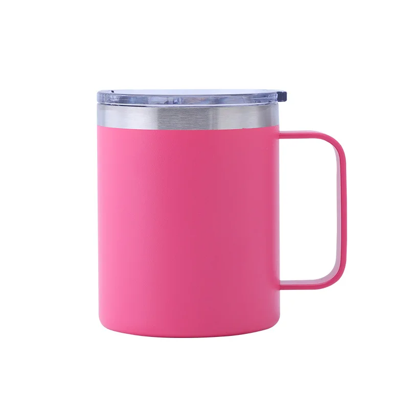 Double Wall Stainless Steel Insulated Coffee Tumbler Mug with Handle Thermos King Travel Mug Coffee Mug Thermos