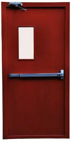
Safety Fireproof Sound Insulation Emergency Exit Fire-rated Security Door 