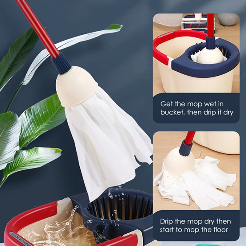 New Children Cleaning Toys Tool Kids Cleaning Set Pretend Play Toys For Girls Boy housekeeping toys cleaning set