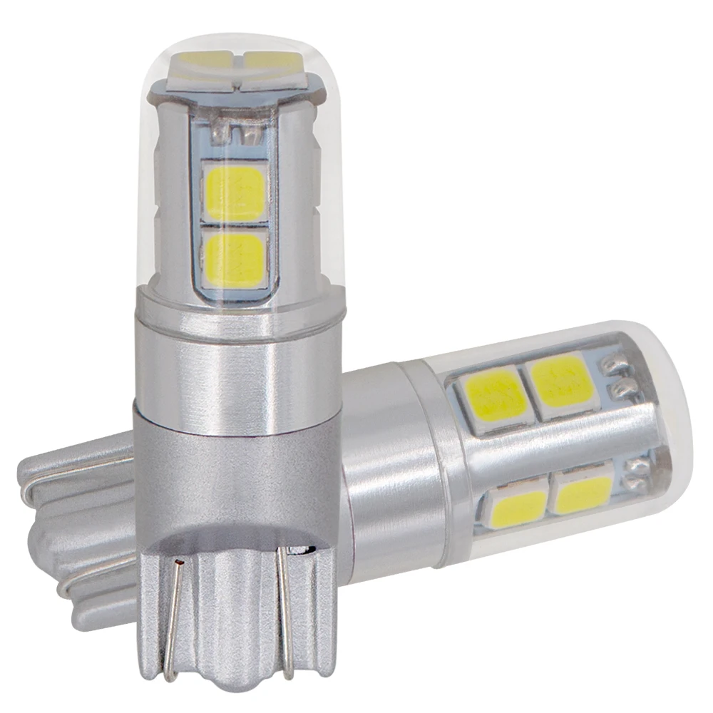501 194 Luces Led Para Autos T10 Led Bulb 3030 10smd T10 W5w168 Bulb Car Accessories Interior Light License Plate SX123-T10