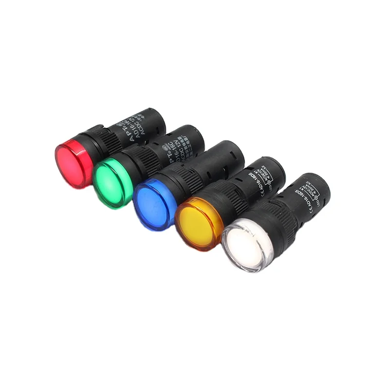 AD16 indicator lamp machine signal lamp factory manufacture red green yellow blue white led