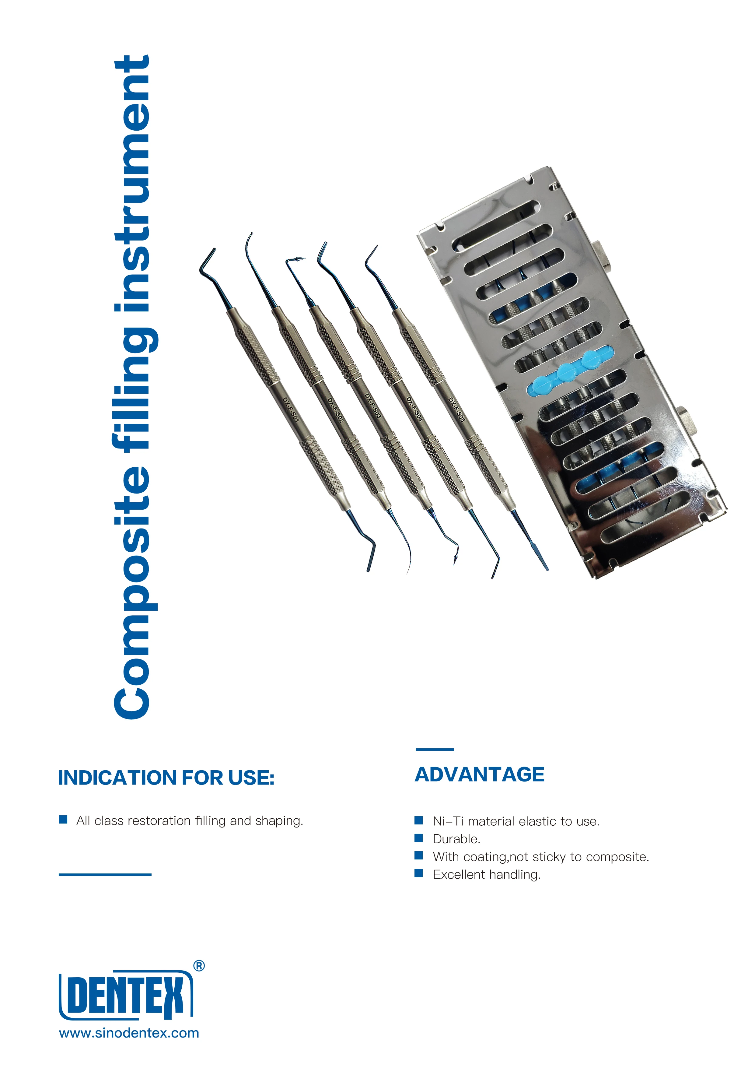 Dentex Dental Filling Instrument