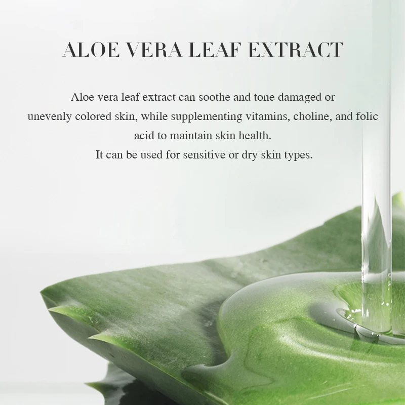 50ml Aloe Soothing Anti-Ageing Korea Cosmetics Spf50 Pa Lightweight Moisturizing Safe Sun Block Cream All Skin Types