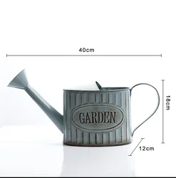 wholesale Nordic Antique Iron Flowerpot Succulent Flowerpot Dried Flower Decoration Flowerpot Can Be Customized