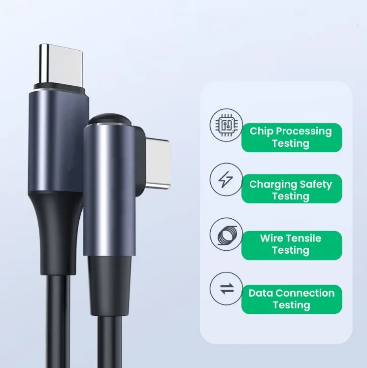  Высококачественный USB-кабель с разъемами типа C и для подключения к порту Type-C подходит сетевых устройств RSZ9 5A QC 4