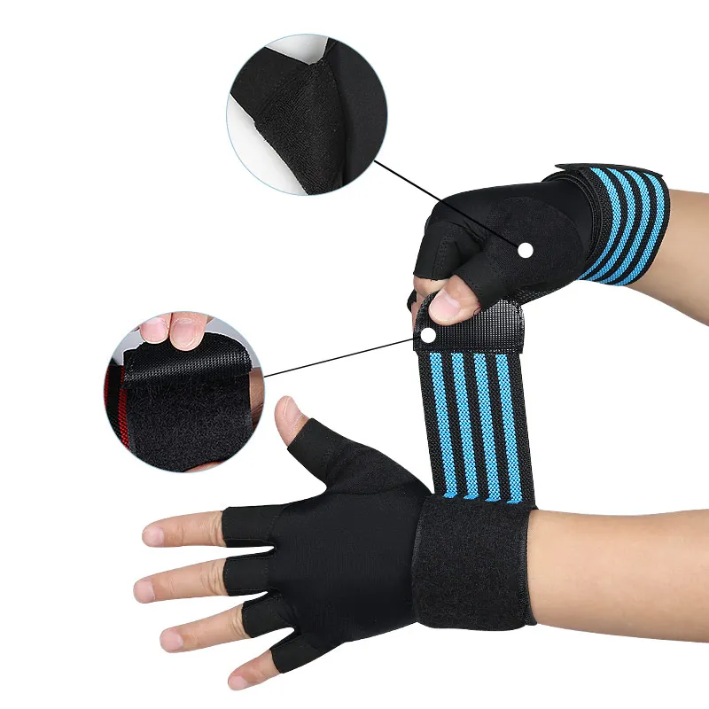 Workout Gloves for Men and Women Gym Weight Lifting Gloves with Wrist Wrap Support