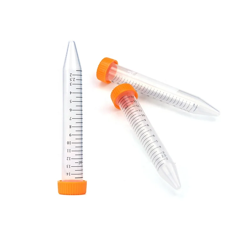 for lab centrifuge machine consumables disposable plastic 15ml centrifuge tubes conical tube