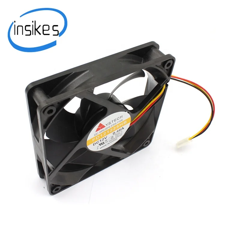 FD121225HB 12 В 0.46A 12025 12 см ветер вентилятор охлаждения двойной мяч промышленный вентилятор